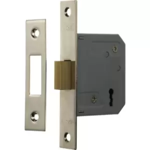 ERA 3 Lever Mortice Deadlock 64mm in Chrome Nickel