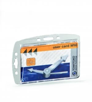 Durable Enclosed Proximity Card Holder Pack of 50 999108012