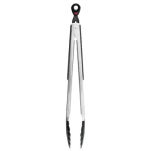 OXO Softworks 12" Nylon Head Tongs Silver