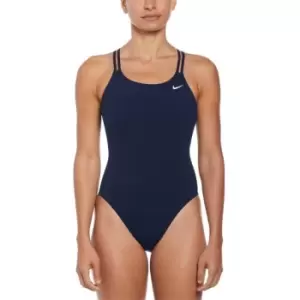 Nike Spider Back Swimsuit Womens - Blue