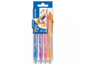 Pilot Set2Go Frixion Ball 0.7mm Fashion Assorted PK4