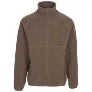 Trespass Mens Talkintire Fleece Jacket (XXS) (Cashew)