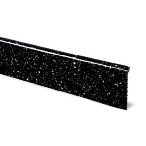 12mm Astral Black Laminate Upstand Square Edge