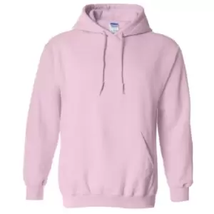 Gildan Heavy Blend Adult Unisex Hooded Sweatshirt / Hoodie (M) (Light Pink)