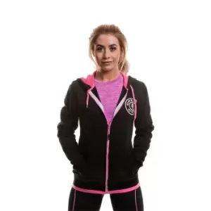 Golds Gym Zipped Hoodie Ladies - Black