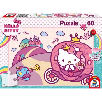 Hello Kitty: Princess Kitty Jigsaw Puzzle With Glitter-Effect - 60 Pieces