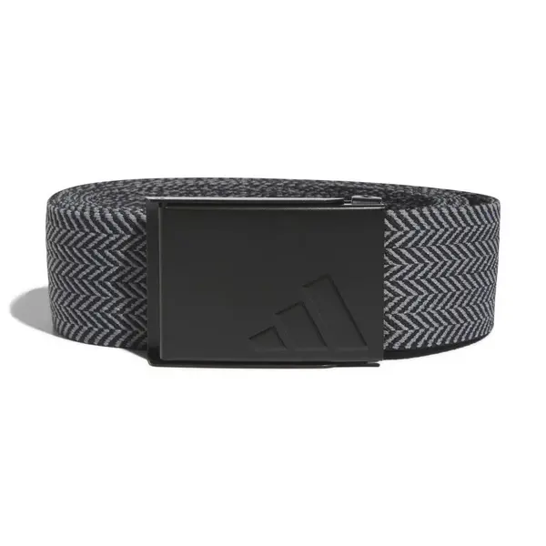 adidas Reversible Stretch Golf Belt - Black - OSFM