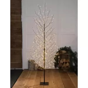 2m Noma Antique LED Wispy Black Tree