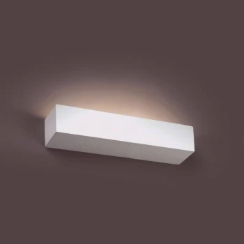 Faro Eaco-2 - 2 Light Indoor Large Wall Light White Plaster, G9