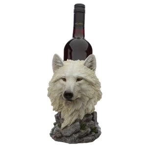 Protector of the North Dream Walker White Wolf Bottle Holder