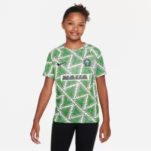 Nike Nigeria Pre Match Top 2022 2023 Juniors - Green