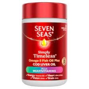 Seven Seas Omega-3 Fish Oil with Vitamin D 30 Capsules