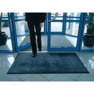 Slingsby VFM Black Brown Economy Washable Entrance Mat 1150x1750mm 312429