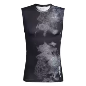 adidas Techfit Allover Print Training Tank Top Mens - Multi