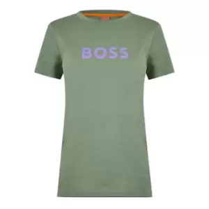 Boss Elogo T-Shirt Womens - Green