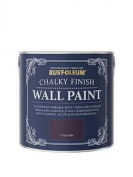 Rust-Oleum Chalky Finish 2.5-Litre Wall Paint ; Grape Soda