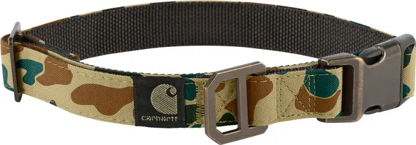 Carhartt Nylon Duck Camo Dog Collar, multicolored, Size L