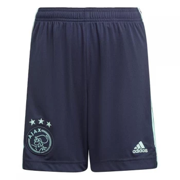 adidas Ajax Amsterdam 2 half 2 Away Shorts Kids - Legend Ink / Easy Green