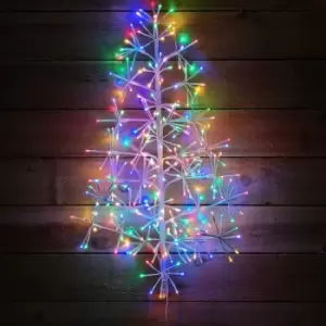 Premier 90cm Multicolour Twinkling Christmas Starburst Tree