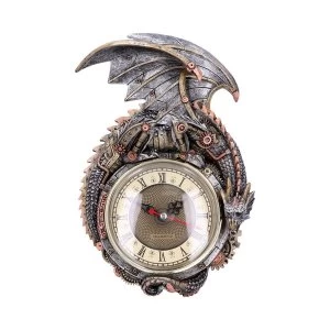 Steampunk Clockwork Combustor Dragon Clock