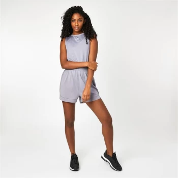 Everlast High Neck Playsuit - Grey