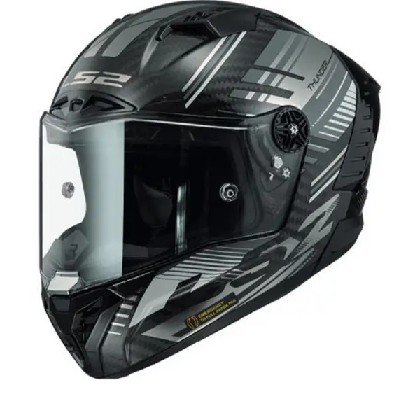 LS2 FF805 Thunder C Volt Gl.Black Grey 06 Full Face Helmet Size L