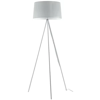 Fan Europe Lighting - Fan Europe MARILYN Tripod Floor Lamp White, Cotton Lampshade 48x155cm