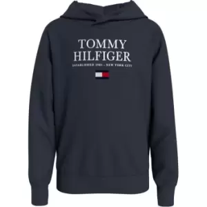 Tommy Hilfiger Junior Essential Logo Hoody - Blue