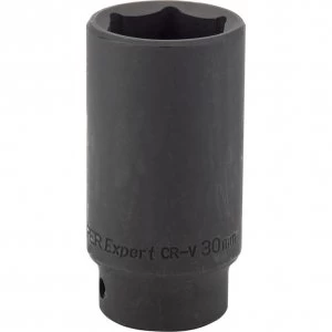 Draper Expert 1/2" Drive Hi Torq Deep Hexagon Impact Socket Metric 1/2" 30mm