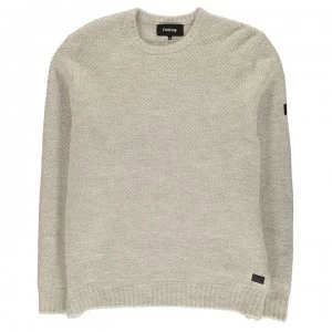 Firetrap XL Ramble Knit Jumper Mens - Beige