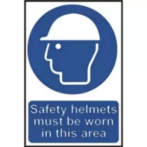 Safety Helmets Must Be Worn in This Area - Sav (400 X 600MM)