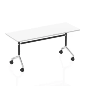 Impulse 1600 Flip Top Rectangular Table White