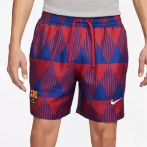 Nike Barcelona Flow Shorts 2023 2024 Adults - Red