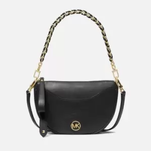 Michael Kors Womens Dover Small Half Moon Pouchette - Black