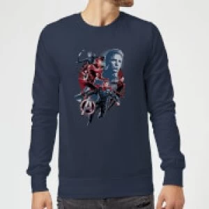 Avengers: Endgame Shield Team Sweatshirt - Navy - L