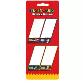 Nintendo Super Mario 4 Colours Sticky Note Set