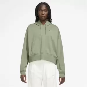 Nike Sportswear Womens Oversized Jersey Pullover Hoodie - Green