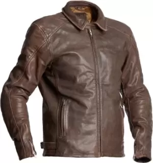 Halvarssons Trenton Motorcycle Leather Jacket, brown, Size 52, brown, Size 52