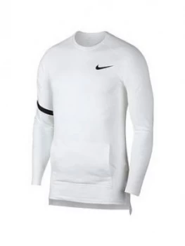 Nike Pro Project X Long Sleeve Training Top White Size M Men