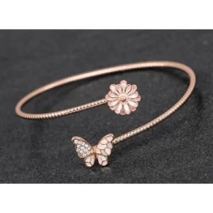 Handpainted Sparkle Butterfly RGP Bracelet