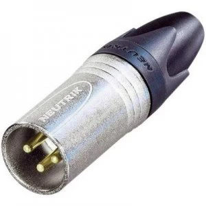 Neutrik NC3MXX-EMC XLR connector Plug, straight Number of pins: 3 Silver