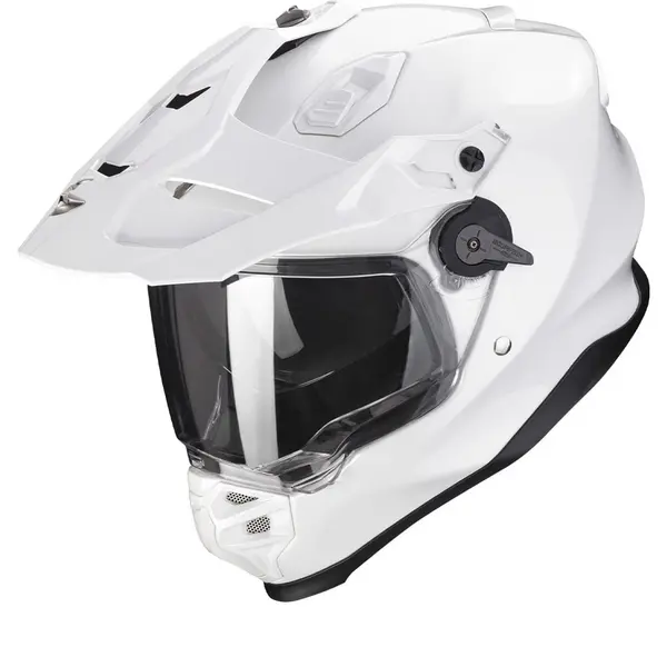 Scorpion ADF-9000 Air Solid Pearl White Adventure Helmet L