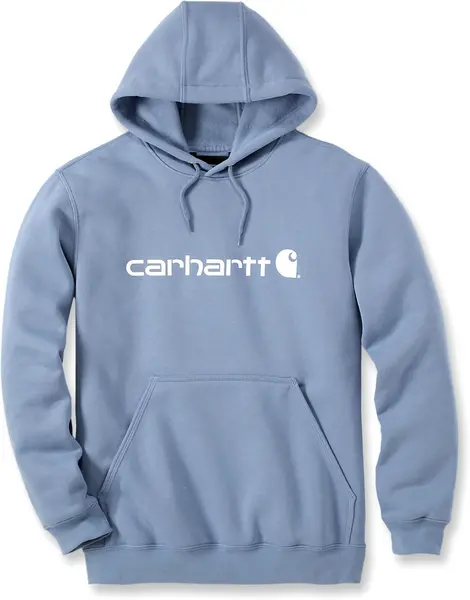 Carhartt Signature Logo, hoody , color: Light Blue (Skystone) , size: L