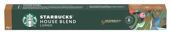 Starbucks House Blend Lungo Coffee 10 Pods