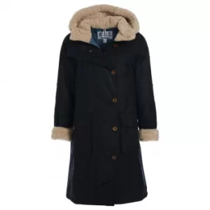 Barbour Womens Peregrine Wax Jacket Royal Navy 8