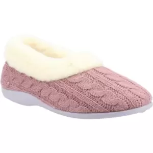 Fleet & Foster Womens Sarina Slip On Knitted Warm Slippers UK Size 5 (EU 38)