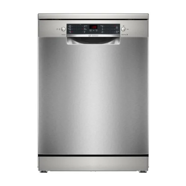 Bosch Series 2 12 Place Settings Freestanding Dishwasher - Silver Inox SMS26AI08G silver inox