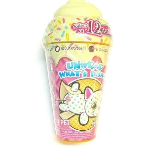 Cutetitos 39150BF07 Cutetitos Babitos Ice Creamitos Collectable Mystery Plush Toy - Assorted