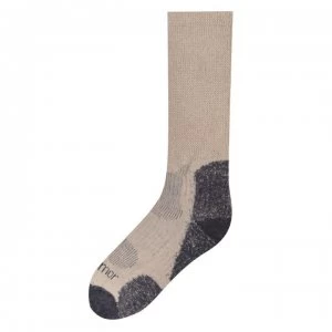 Karrimor Merino Fibre Lightweight Walking Socks Mens - Beige/Charcoal