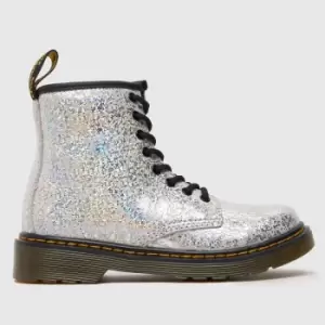 Dr Martens Silver 1460 Girls Junior Boots